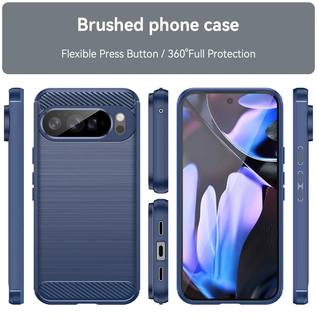 Case Google Pixel 10 / 10 Pro Pixel 10 Pro XL SNAPFIT Soft TPU Casing — Black / Pixel 10
