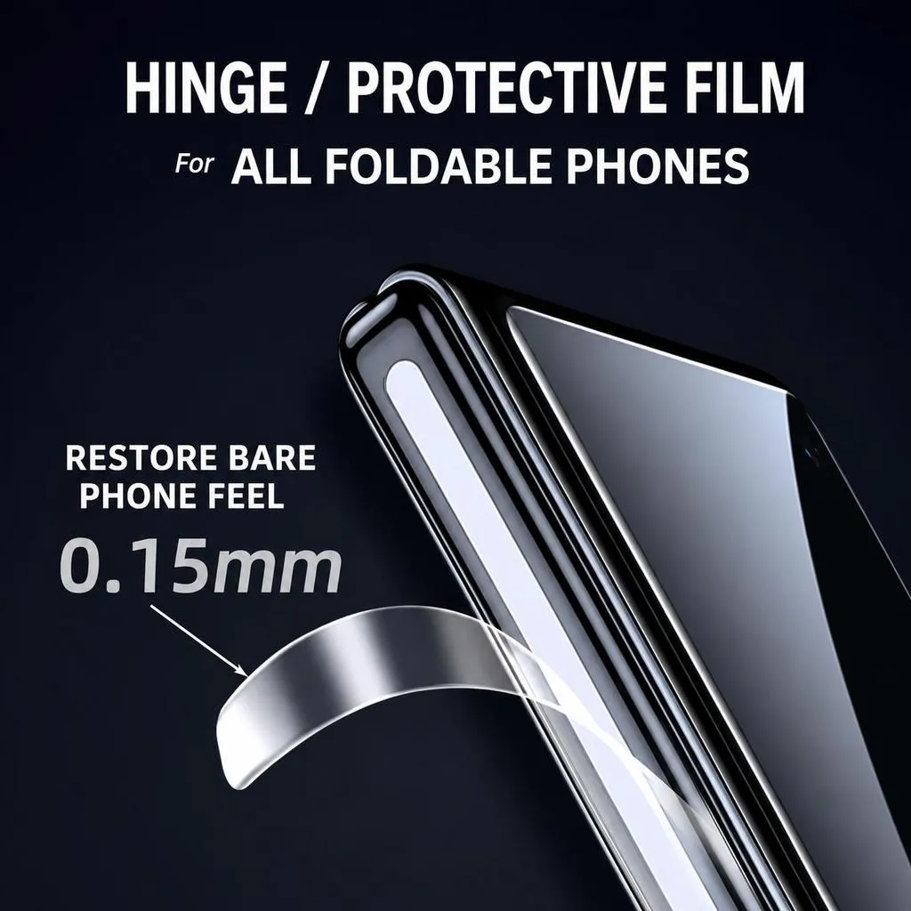SNAPFIT Hydrogel Samsung Galaxy Z Fold 8 Ultra Z Flip 8 Anti Gores Hinge Protector Clear 1 Pcs — Fold 8 Wide Membrane