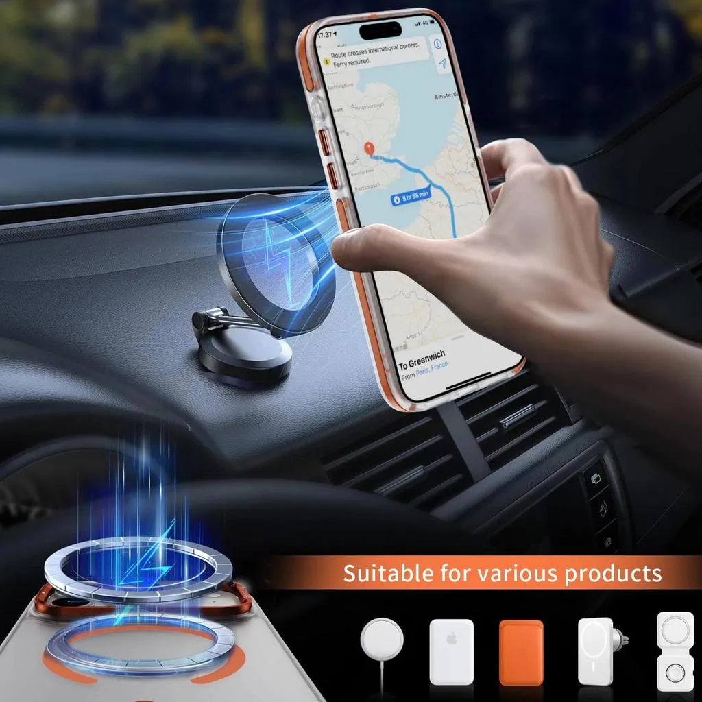 SNAPFIT Case Compatible With iPhone 18ProMax 18Pro Clear MagSafe Transparan Shockproof Soft TPU Premium Anti Gores Anti Shock Kamera Full Protect Case iPhone 18 ProMax Clear MagSafe Transparan Shockproof Anti Slip — Black / iPhone 18 Pro Max