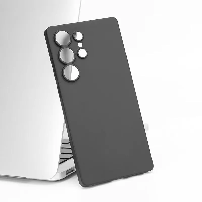 SNAPFIT Case for Samsung Galaxy S26 S25 Ultra Plus SNAPFIT 0.35mm Ultra Thin Slim Tipis Matte Protective Cover Casing - Primary Focuss โ Black / S26