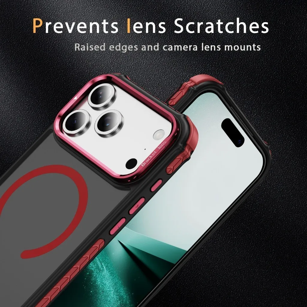 SNAPFIT Case iPhone 18 Pro Max 18 Pro Transparent MagSafe Military Grade Cover — Black / iPhone 18 Pro Max