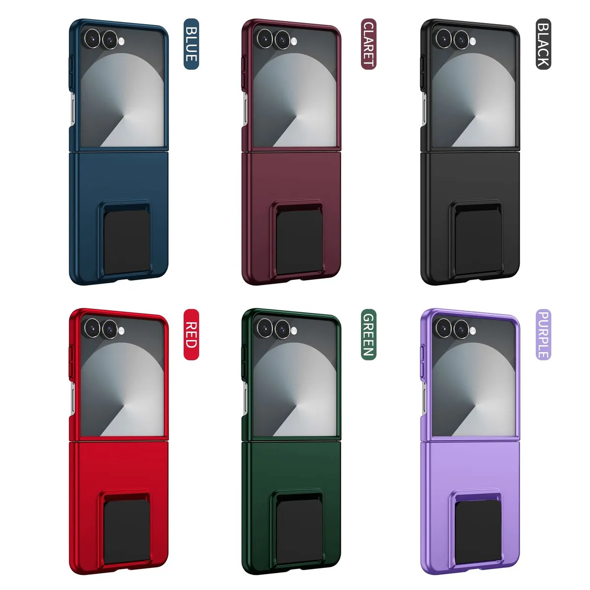 SNAPFIT Case Compatible With Samsung Galaxy Z Flip8 Flip 8 SNAPFIT Ultra Thin Bracket Magnetic Stand