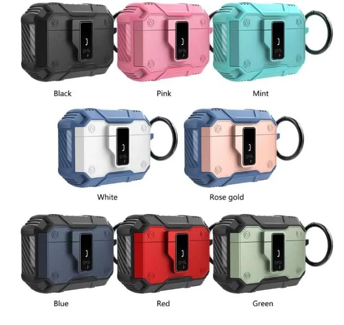 Case AirPods 4 2024 With Keychain Gantungan Kunci Protective Casing — Silicone Black
