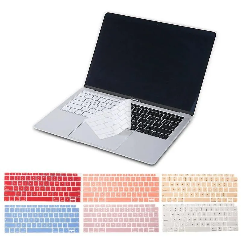 SNAPFIT TPU Keyboard Cover Compatible With MacBook Neo 13 Inch 2026 A3404 Macbook Air 13.6 15.3 Inch Macbook Pro 14 16 Inch Premium Silicone Ultra Thin Anti Debu Anti Air Pelindung Keyboard — Silicone Rose Gold