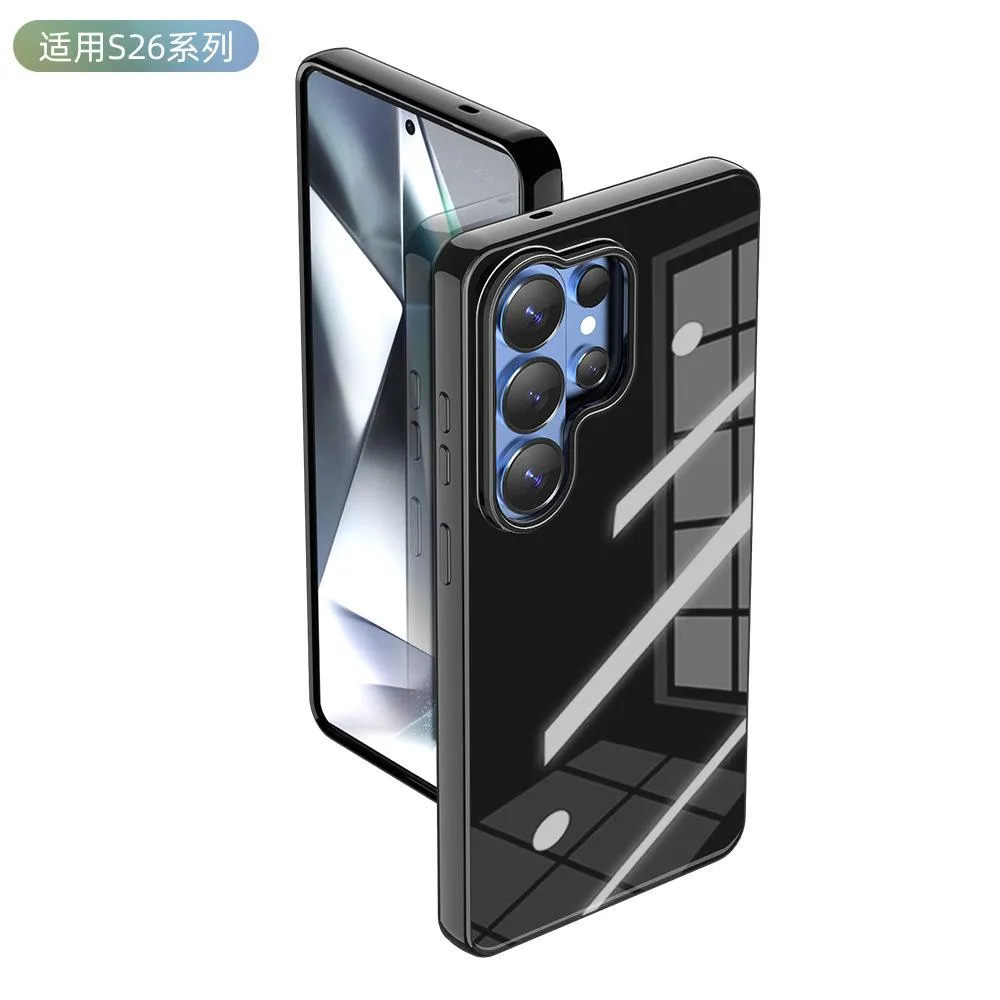 SNAPFIT Case Compatible With Samsung Galaxy S26 Ultra Plus SNAPFIT Soft TPU Glossy Black ā Camera Hole / Samsung S26