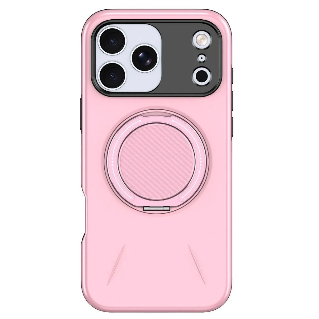SNAPFIT Case iPhone 18 Pro Max 18 Pro Camera Protection Ring Holder MagSafe Shockproof — Black / iPhone 18 Pro
