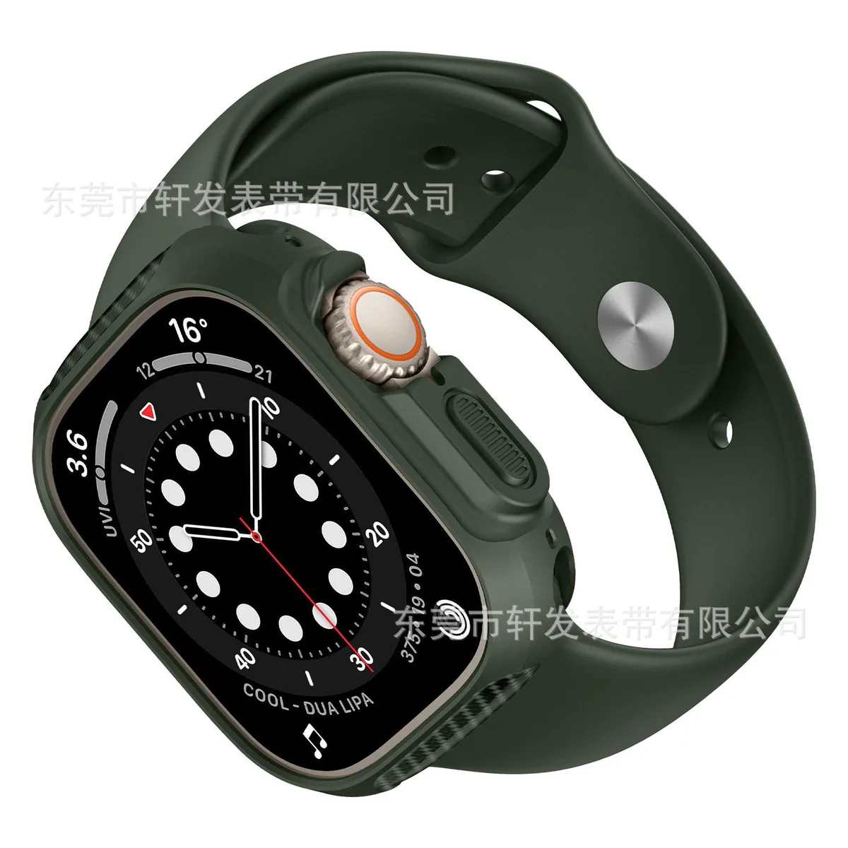 SNAPFIT Case Apple Watch Ultra 1 / 2 / 3 / 4 49mm TPU Carbon — Grey