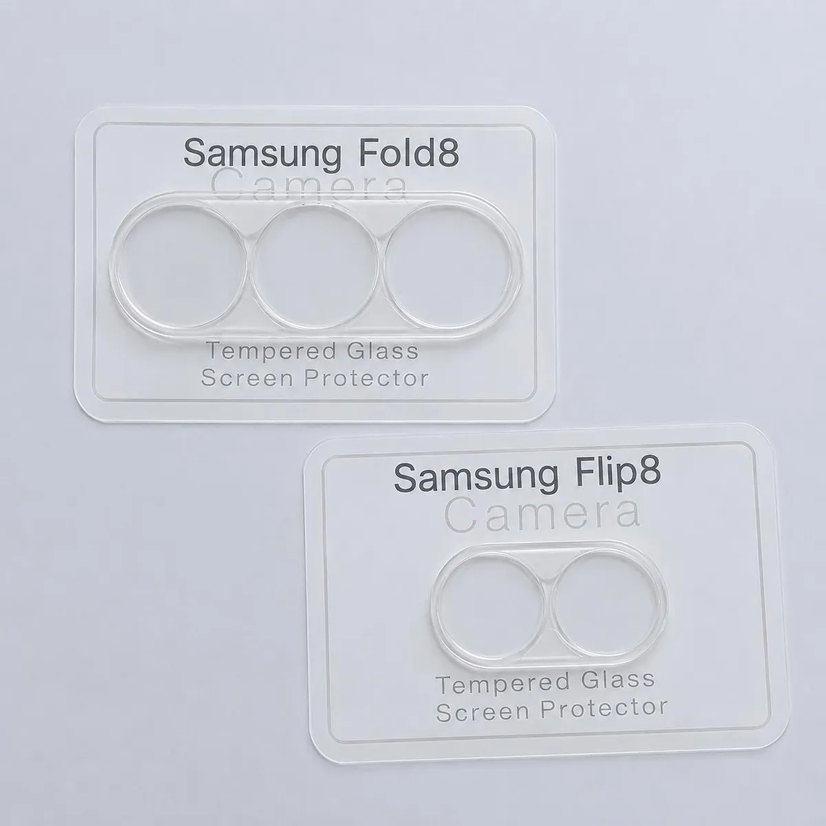 SNAPFIT Lens Camera Compatible for Samsung Galaxy Z Flip8 Flip 8 SNAPFIT Lens Shield Camera Butiran Pelindung Lensa Kamera Anti Gores Kaca Guard - Primary Focuss ā Full Clear