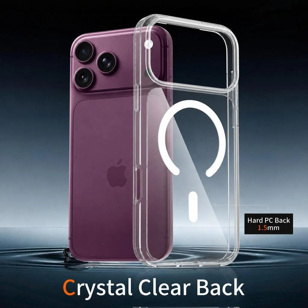 SNAPFIT Case For iPhone 18 Pro Max 18 Pro 1.5 Mm Slim MagSafe Transparent Anti Scratch — Clear Black Hole / iPhone 18 Pro