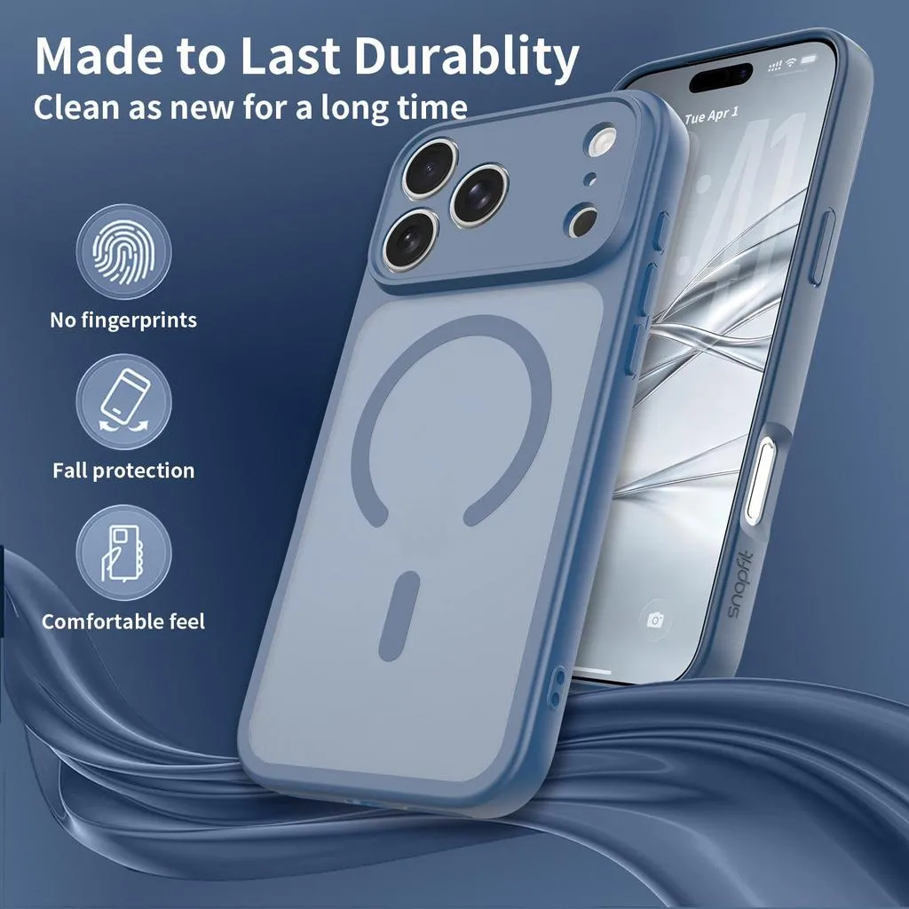 SNAPFIT Case iPhone 18 Pro Max 18 Pro Premium MagSafe Anti Shock Transparent Case — Protect Black / Iphone 18 Pro Max