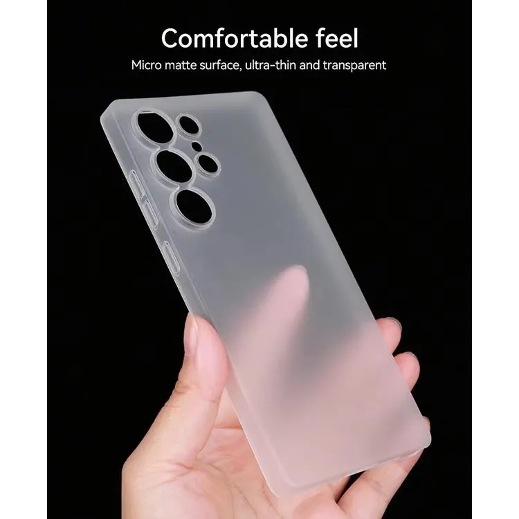 SNAPFIT Case for Samsung Galaxy S26 S25 Ultra Plus SNAPFIT 0.35mm Ultra Thin Slim Tipis Matte Protective Cover Casing - Primary Focuss โ Black / S26