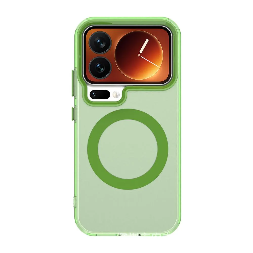 SNAPFIT Case Compatible for Xiaomi 17 Pro Max SNAPFIT Candy Frosted Magnetic MagSafe Macaroon Candy Color Protective Cover Casing - Primary Focuss — Black / Xiaomi 17 Pro