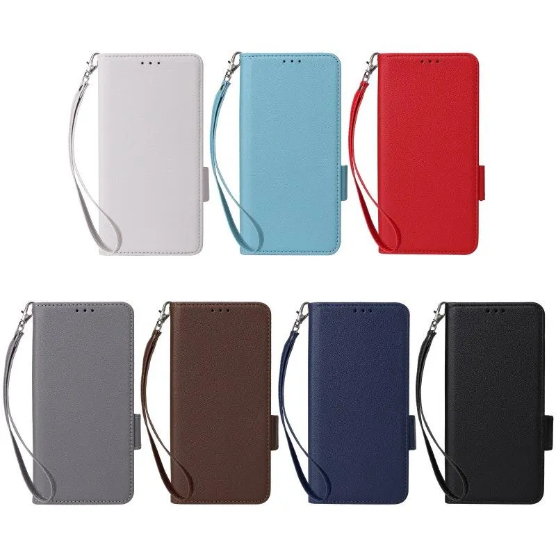 SNAPFIT Case Compatible with Vivo X300 / X300 Pro SNAPFIT Mobile Phone Case Side Buckle Pebbled X300Pro Leather Case Lanyard Holder Money Card — Black / Vivo X300