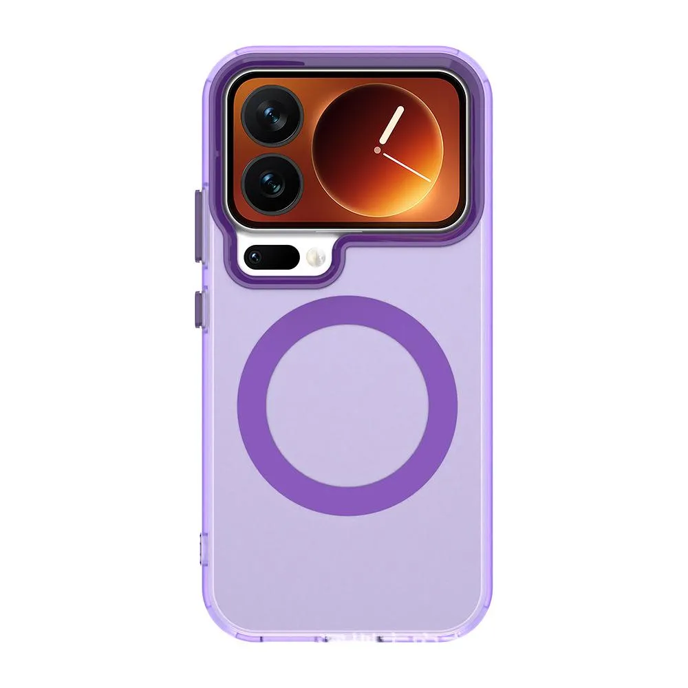 SNAPFIT Case Compatible for Xiaomi 17 Pro Max SNAPFIT Candy Frosted Magnetic MagSafe Macaroon Candy Color Protective Cover Casing - Primary Focuss — Black / Xiaomi 17 Pro