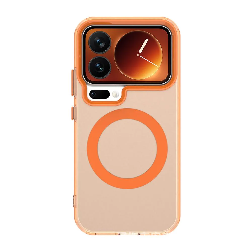 SNAPFIT Case Compatible for Xiaomi 17 Pro Max SNAPFIT Candy Frosted Magnetic MagSafe Macaroon Candy Color Protective Cover Casing - Primary Focuss — Black / Xiaomi 17 Pro