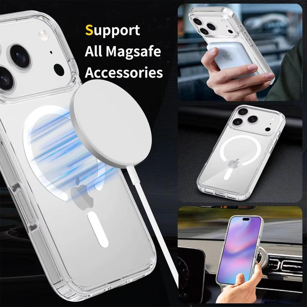 SNAPFIT Case For iPhone 18 Pro Max 18 Pro 1.5 Mm Slim MagSafe Transparent Anti Scratch — Clear Black Hole / iPhone 18 Pro
