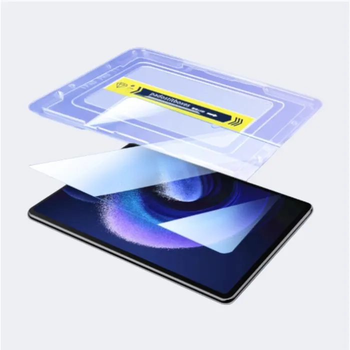 SNAPFIT Tempered Glass Samsung Galaxy Tab A11 Plus HD Glass Clear With Tray — HD Tempered Glass / Tab A11 Plus