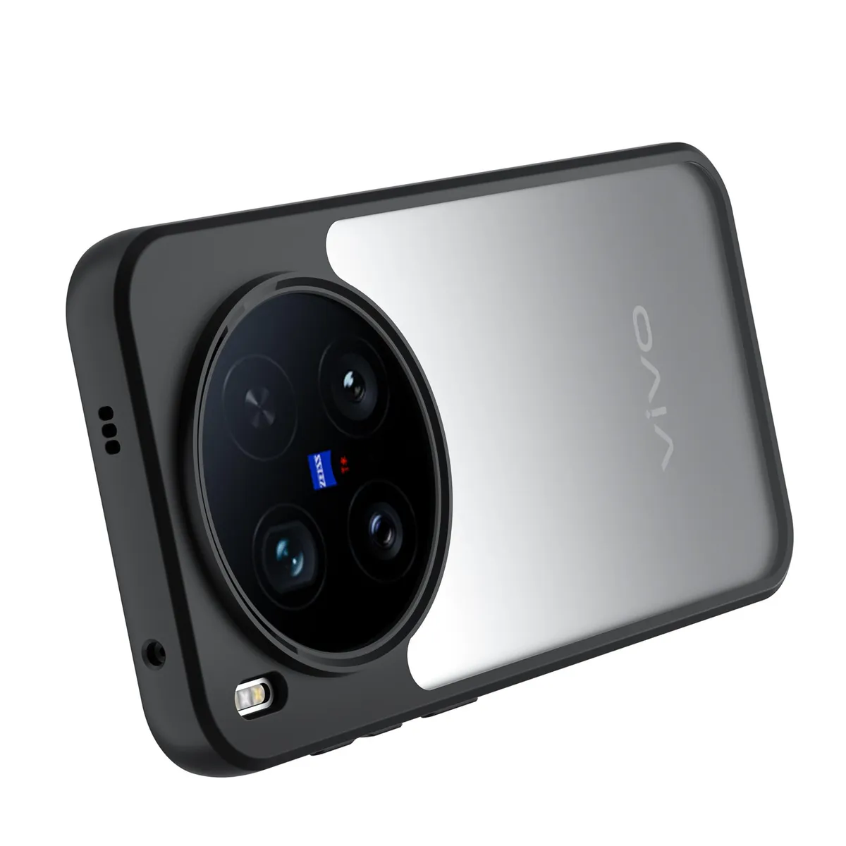 SNAPFIT Case Compatible With Vivo X300 Pro X300 SNAPFIT Magsafe Matte Black Protective Casing — Clear Black / Vivo X300