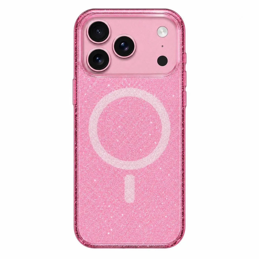 SNAPFIT Case For iPhone 18 Pro Max 18 Pro Glitter MagSafe Magnetic Shockproof Hard Cover — Black / iPhone 18 Pro