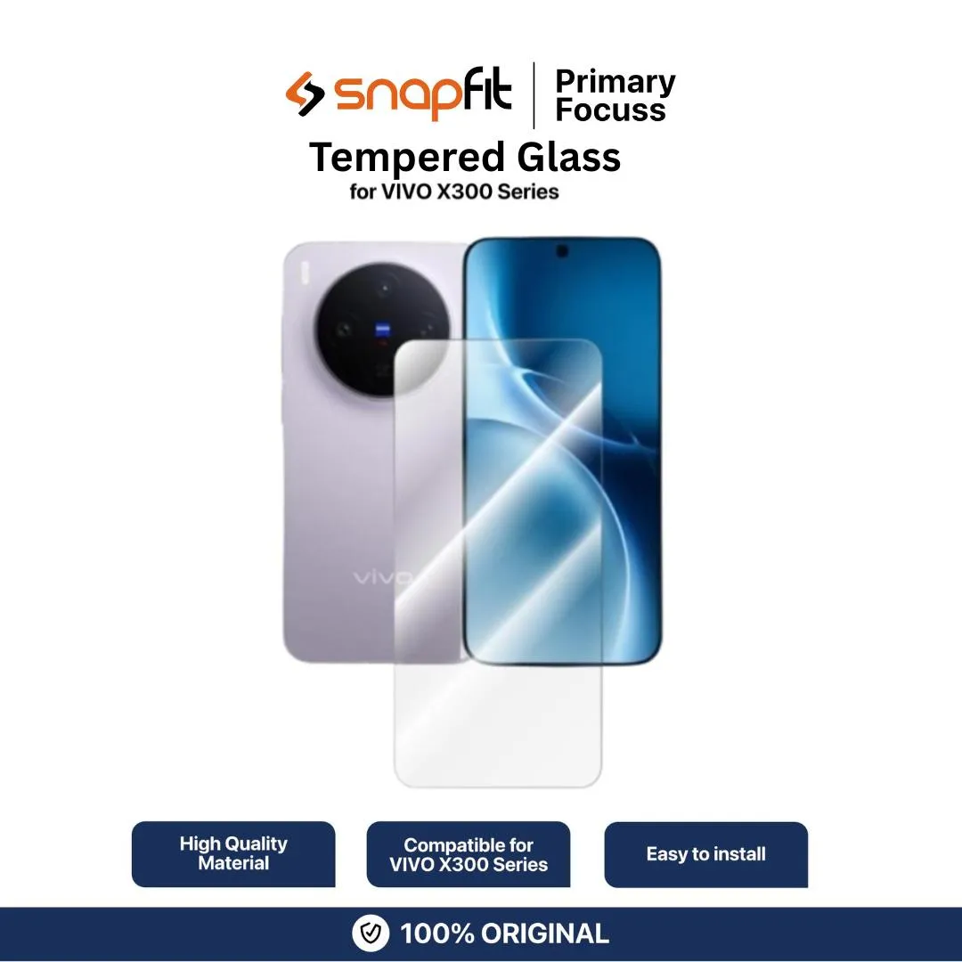 SNAPFIT Tempered Glass Compatible for VIVO X300 Pro X300 SNAPFIT Screen Protector Clear HD Privacy Anti Spy Anti Gores Pelindung Layar Guard - Primary Focuss