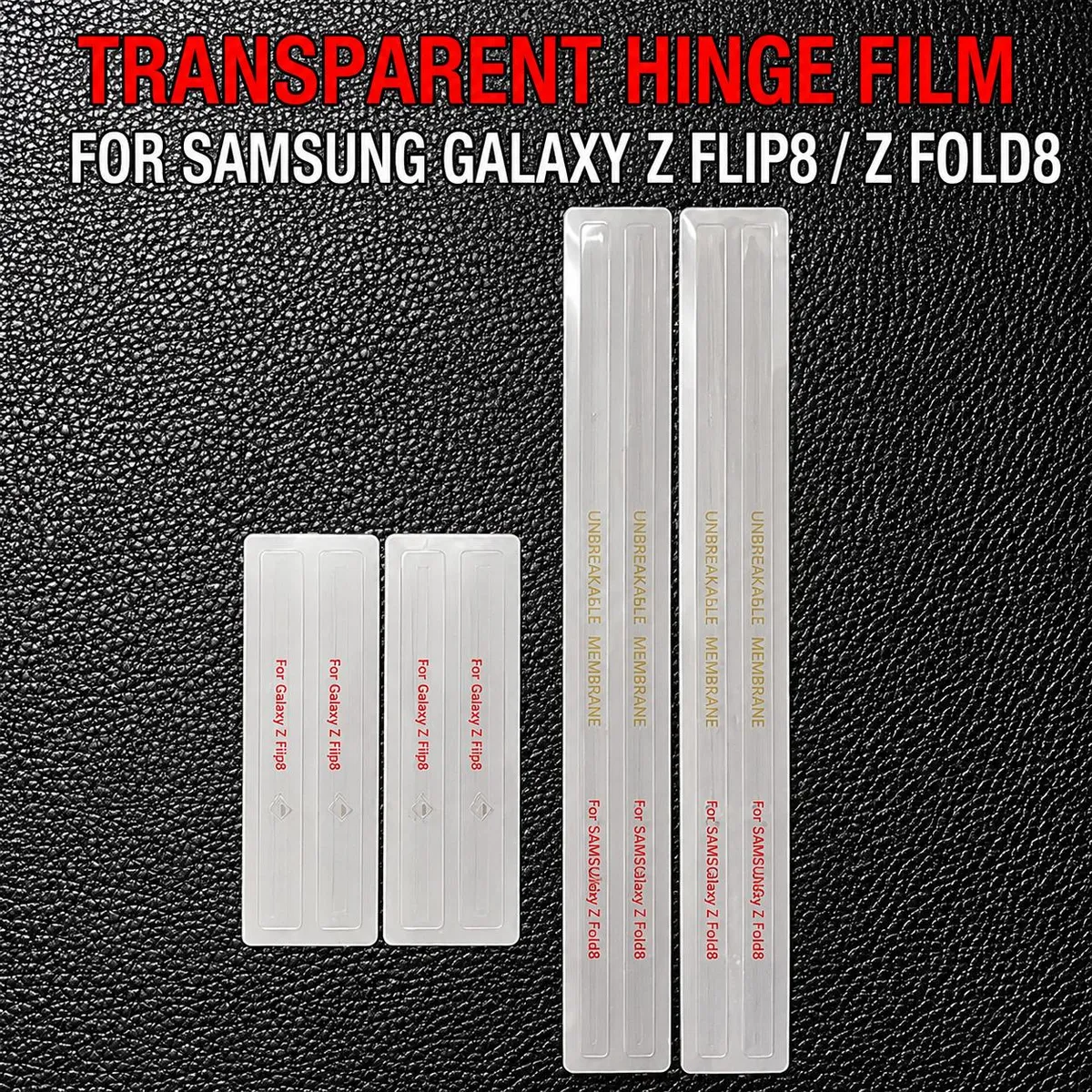 Hydrogel Compatible for Samsung Z Fold 8 Ultra Z Flip 8 SNAPFIT Hinge Protector Clear Anti Gores Hydrogel Engsel 2 Pcs ā Z Fold 8 Ultra