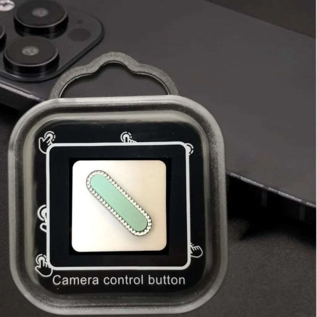 SNAPFIT Camera Control Button iPhone 18 17 Pro Max iPhone 17 Pro 17 Air 17 Key Touch Protection — Lake Green / iPhone 18 Pro Max