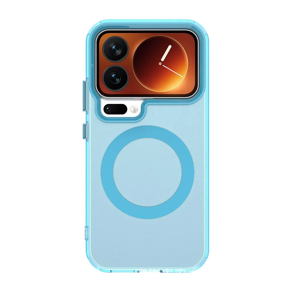SNAPFIT Case Compatible for Xiaomi 17 Pro Max SNAPFIT Candy Frosted Magnetic MagSafe Macaroon Candy Color Protective Cover Casing - Primary Focuss — Black / Xiaomi 17 Pro