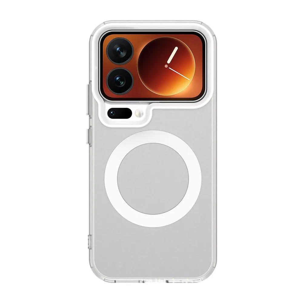 SNAPFIT Case Compatible for Xiaomi 17 Pro Max SNAPFIT Candy Frosted Magnetic MagSafe Macaroon Candy Color Protective Cover Casing - Primary Focuss — Black / Xiaomi 17 Pro