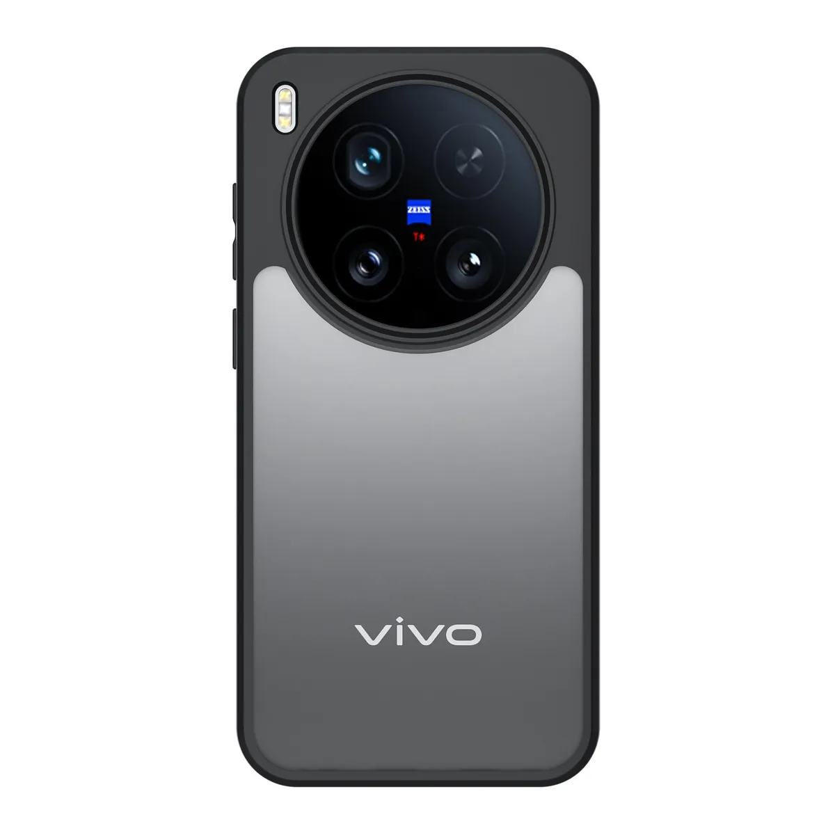 SNAPFIT Case Compatible With Vivo X300 Pro X300 SNAPFIT Magsafe Matte Black Protective Casing — Clear Black / Vivo X300