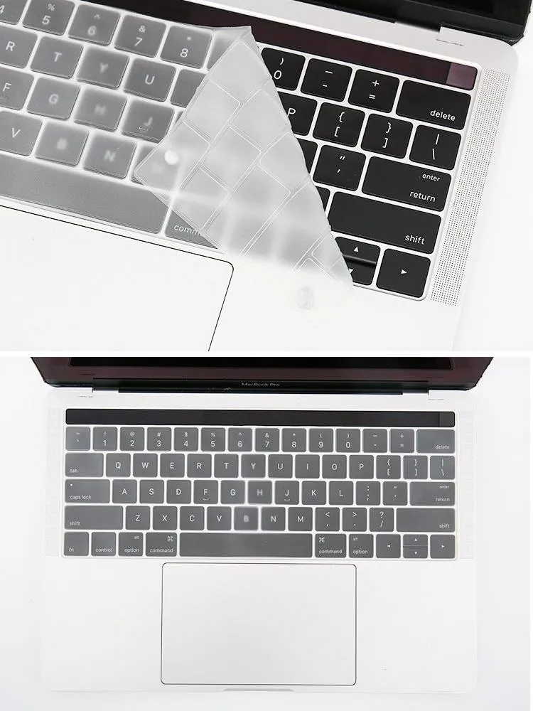 SNAPFIT TPU Keyboard Cover Compatible With MacBook Neo 13 Inch 2026 A3404 Silicone Premium Ultra Thin Anti Debu Anti Air ā Black
