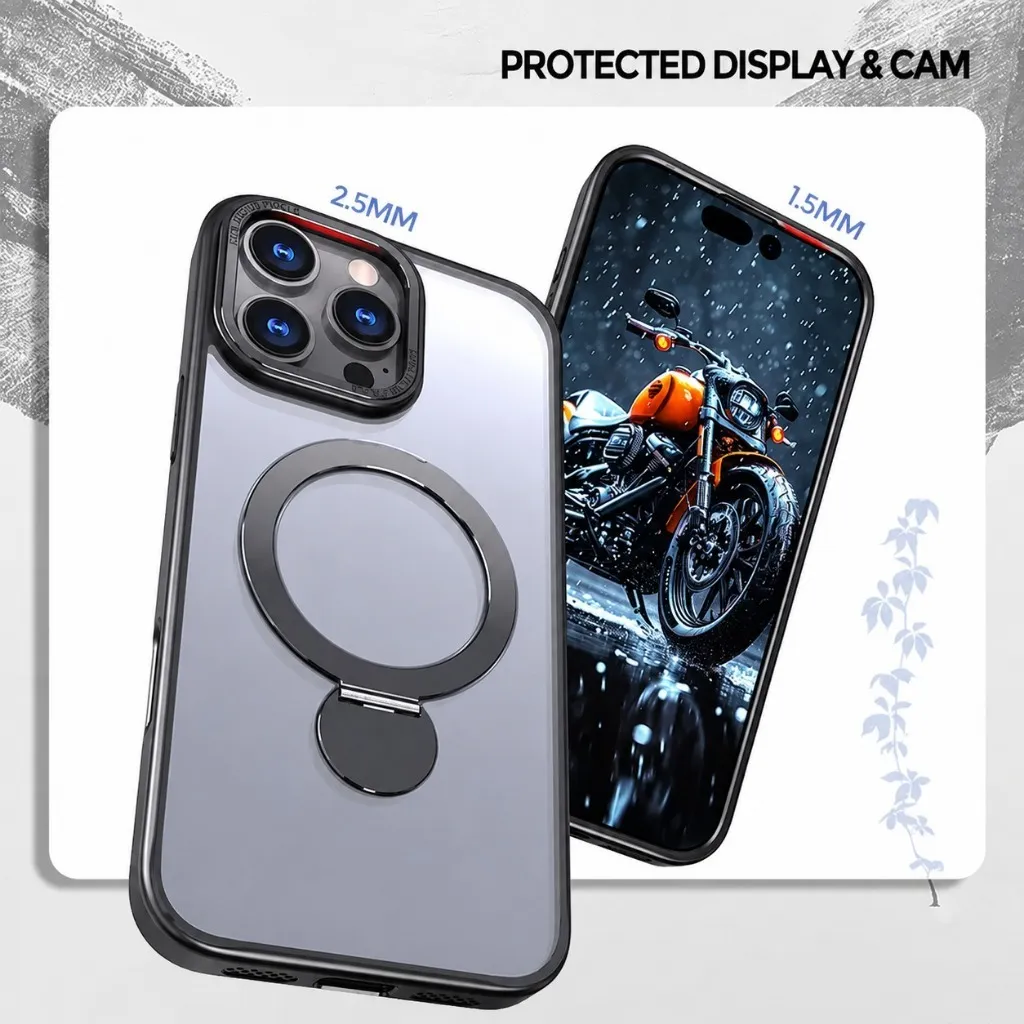 SNAPFIT Case iPhone 18 Pro Max 18 Pro Magnetic Kickstand Camera Protection - Primary Focuss — Black / iPhone 18 Pro Max