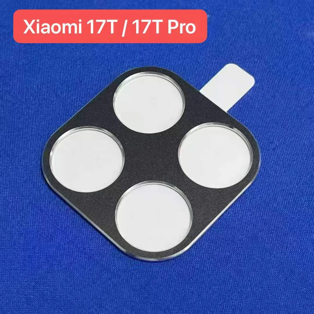 Lens Protector for Xiaomi 17T 17T Pro SNAPFIT AR Glass Camera Clear HD Anti Scratch Guard — Alumunium Black / Xiaomi 17T