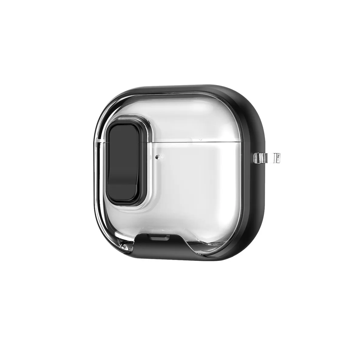 SNAPFIT Case Compatible With Airpods 4 SNAPFIT Case Transparent Lock Stand Phone