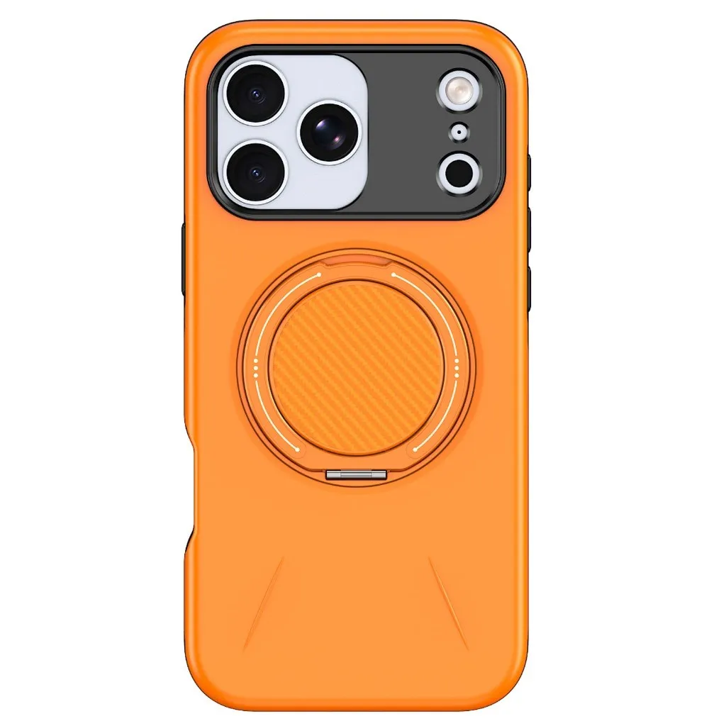 SNAPFIT Case iPhone 18 Pro Max 18 Pro Camera Protection Ring Holder MagSafe Shockproof — Black / iPhone 18 Pro