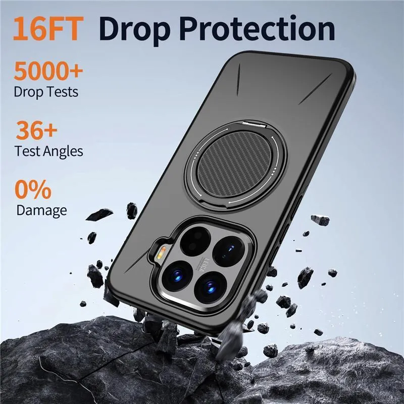 SNAPFIT Case Xiaomi 17T / 17T Pro SNAPFIT Magnetic Bracket Ring 360 Stand Premium Protective Cover ā Black / Xiaomi 17T