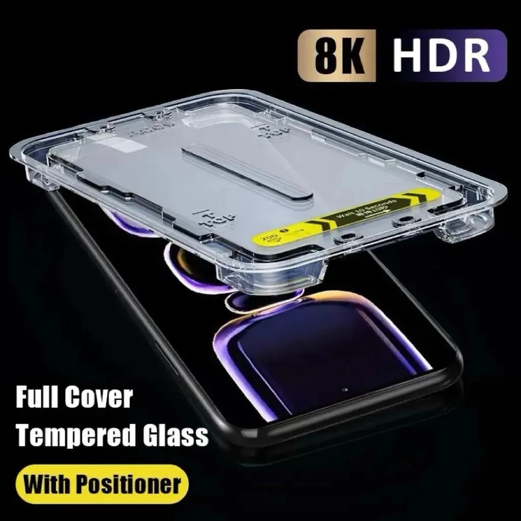 SNAPFIT Tempered Glass Compatible With VIVO X300 Pro X300 SNAPFIT Tempered Glass With Tray ā Full Cover / Vivo X300