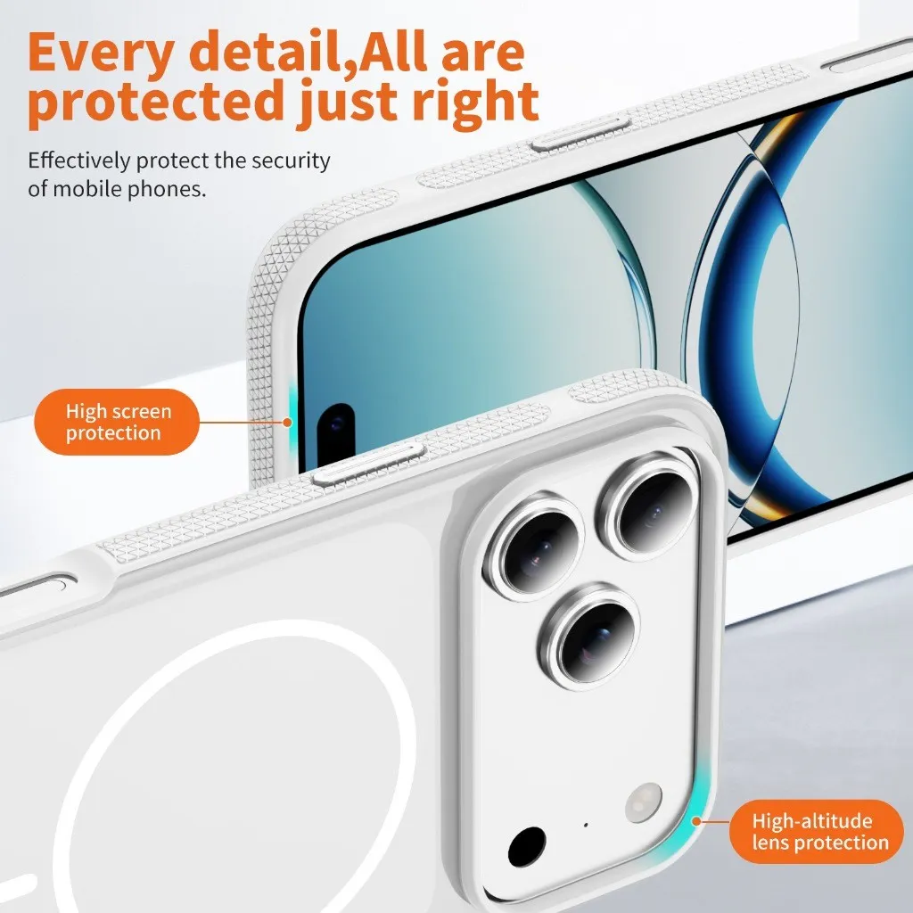 SNAPFIT Case iPhone 18 Pro Max Camera Protection Frosted MagSafe Shockproof — Black / iPhone 18 Pro Max
