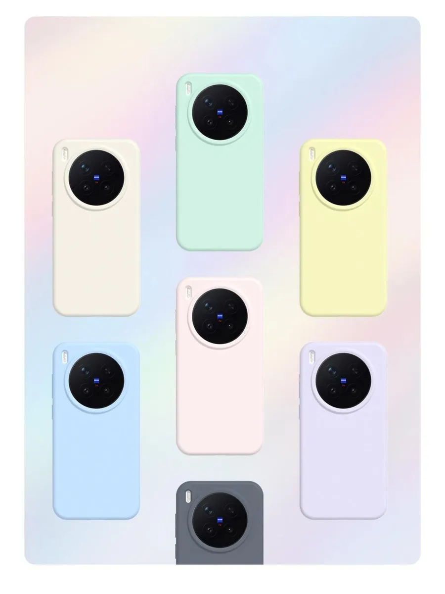 SNAPFIT Case Compatible for VIVO X300 Pro X300 SNAPFIT Liquid Silicone Softcase Slim Thin Macaroon Protective Cover Casing - Primary Focuss