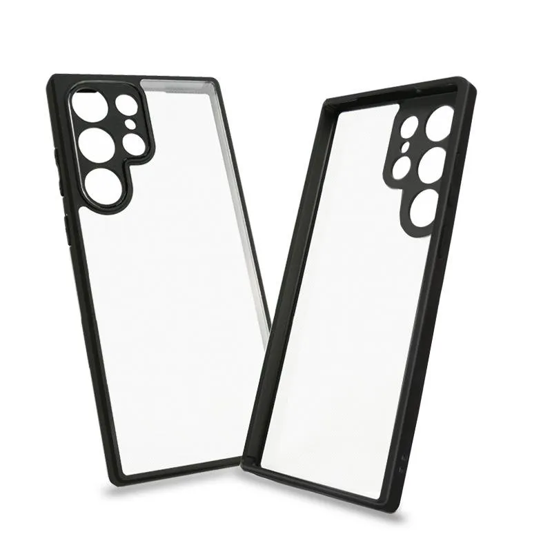 Case Clear Slim Hybrid Shockproof MagSafe Protective Casing — Clear Black / S26 Ultra