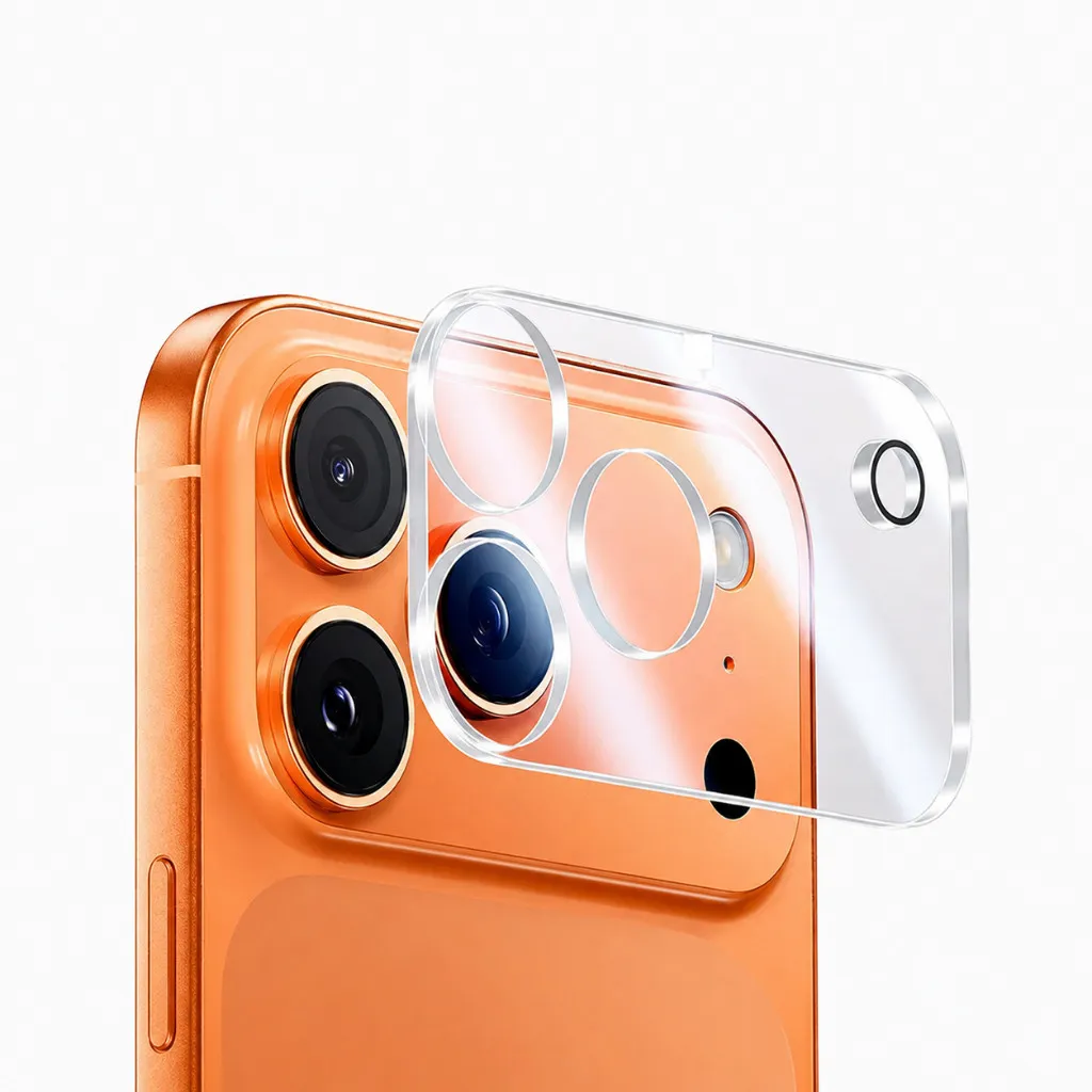 SNAPFIT Lens Protector iPhone 18 Pro Max 18 Ultra HD PET Soft Film Lens Guard — AR+AF Black / iPhone 18 Pro Max