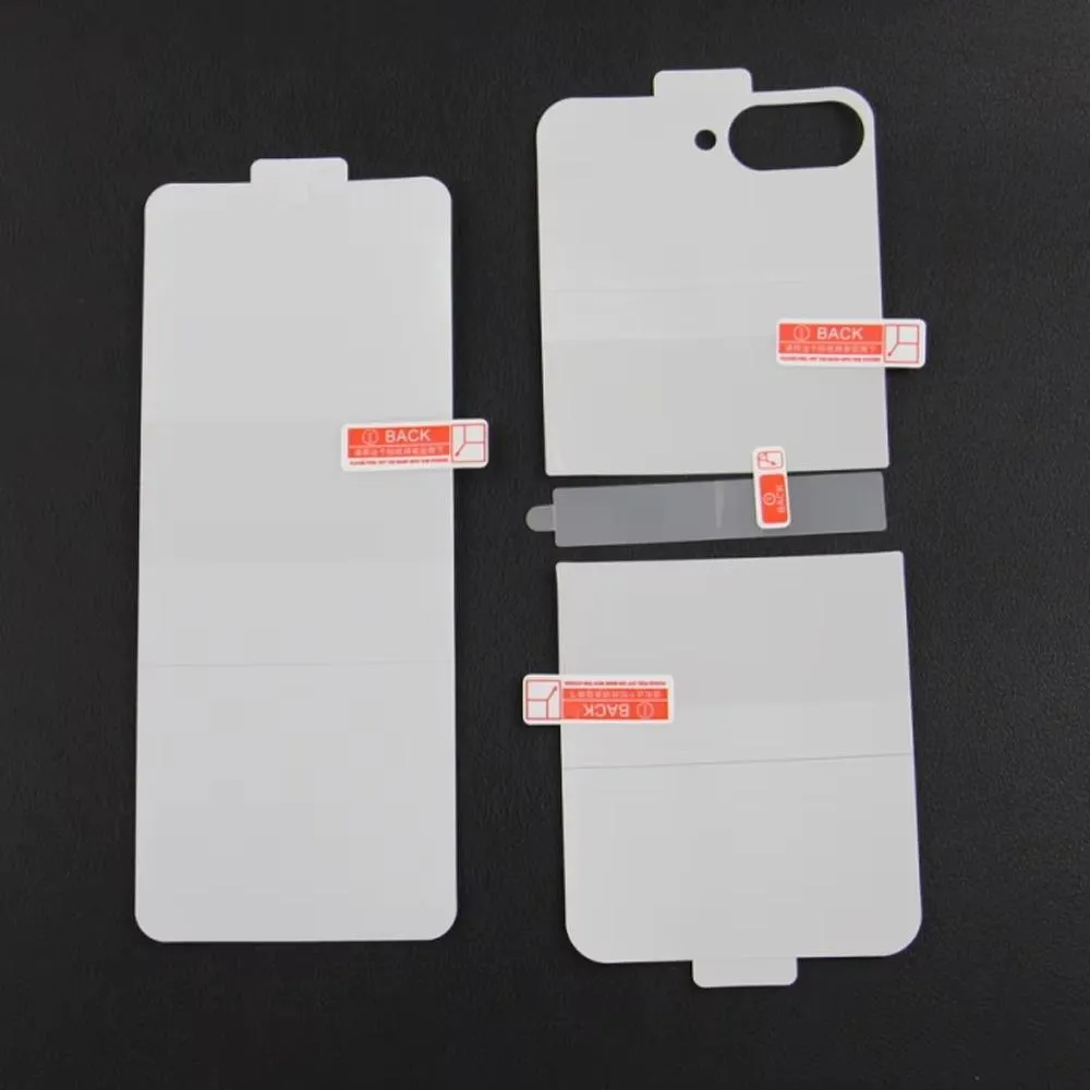 SNAPFIT Screen Protector Compatible With Samsung Galaxy Z Flip8 Flip 8 Hydrogel Film Clear Matte Fullset — Fullset Clear