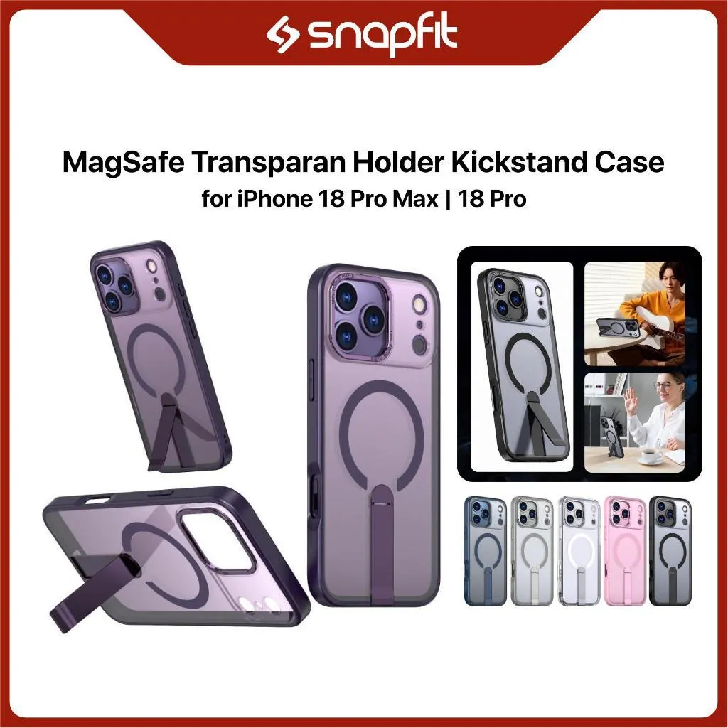 SNAPFIT Case iPhone 18 Pro Max 18 Pro Camera Protection Magnetic Stand MagSafe Shockproof