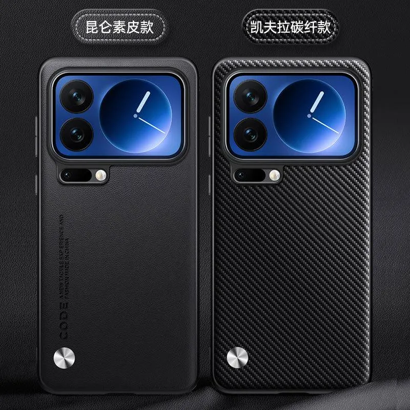 SNAPFIT Case Compatible for Xiaomi 17 Pro Max 17 Pro SNAPFIT Ultra Thin Leather Protective Cover Casing - Primary Focuss — Carbon / Xiaomi 17 Pro