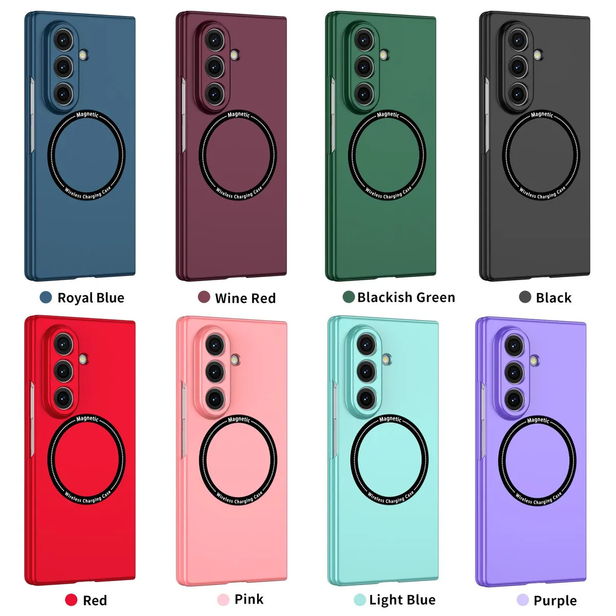 SNAPFIT Case Compatible With Samsung Galaxy Z Fold8 Fold 8 Ultra Wide Ultra Slim Magnetic Hardcase Anti Fingerprint Full Protection