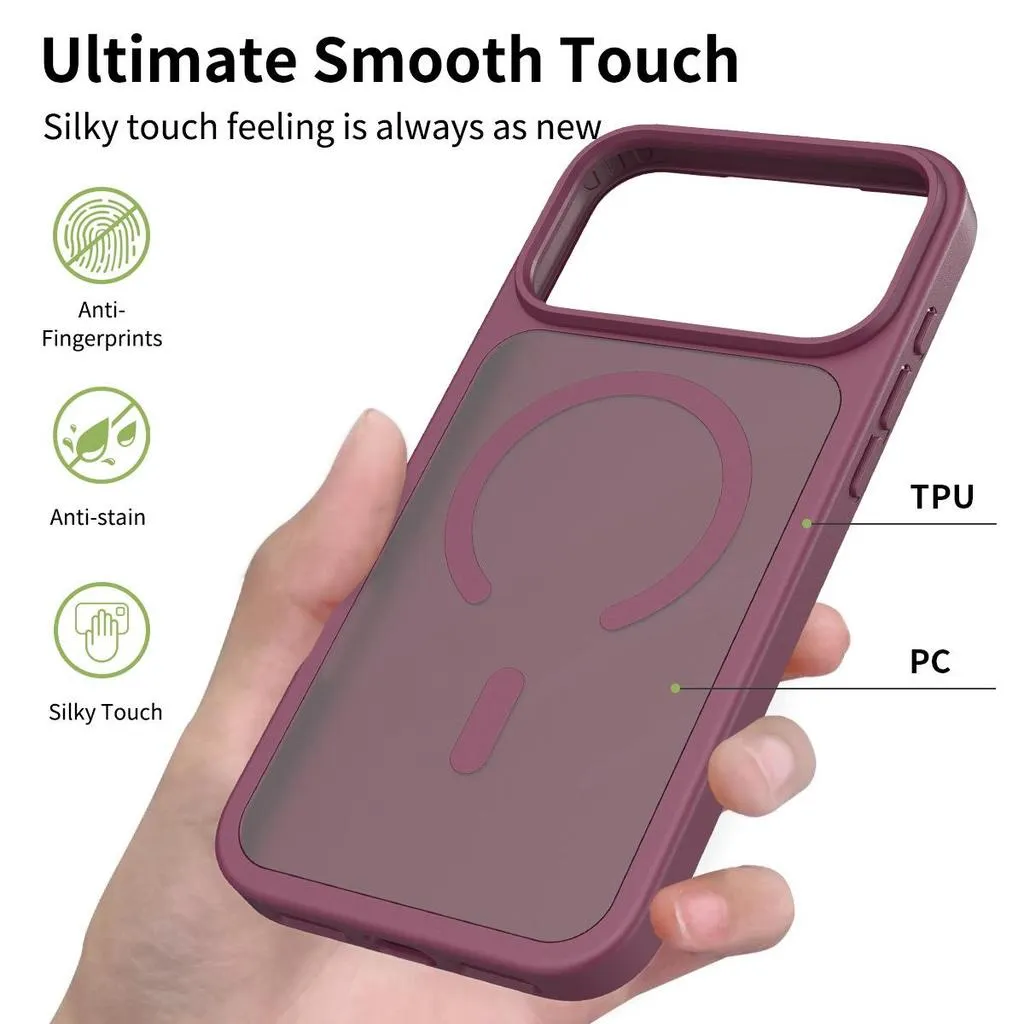 SNAPFIT Case iPhone 18 Pro Max 18 Pro Premium MagSafe Anti Shock Transparent Case — Protect Black / Iphone 18 Pro Max