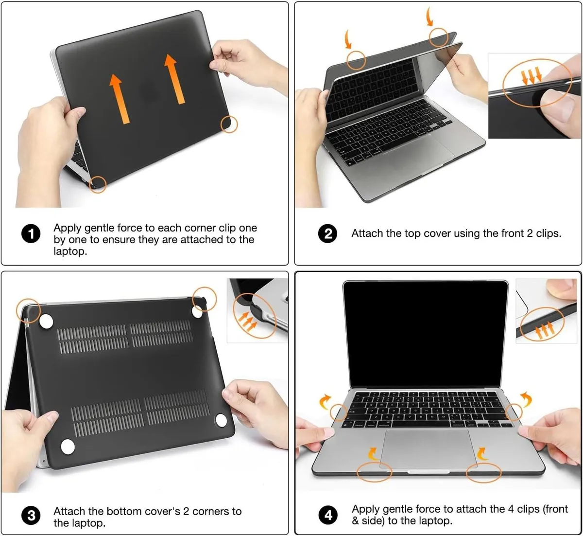 SNAPFIT Case Macbook Neo 13 2026 A3404 Ultra Thin Matte 1.2MM Slim Hardcase Protective Case ā Matte Black