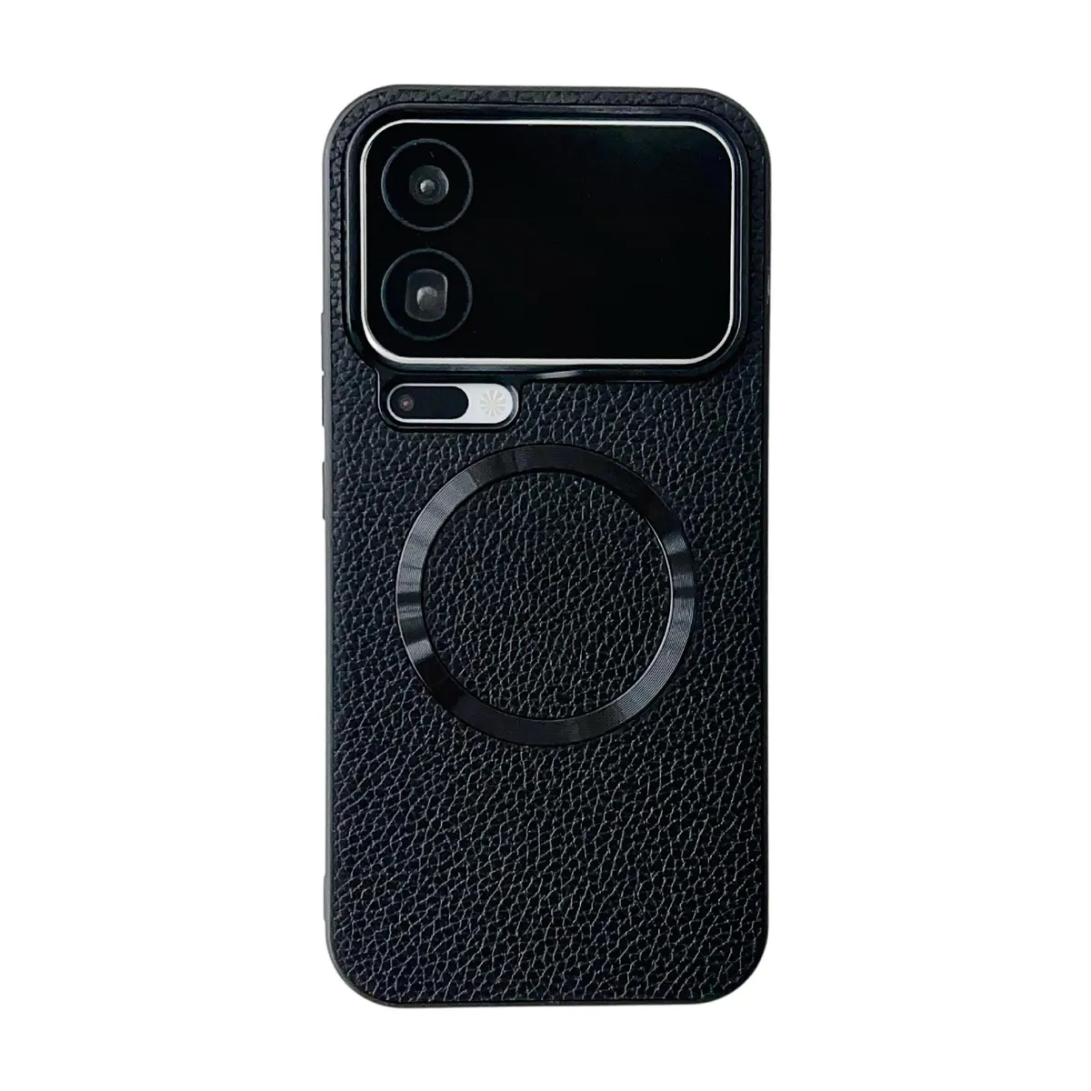 SNAPFIT Case Compatible With Xiaomi 17 Pro Max SNAPFIT Leather Litchi Grain Pattern Protective Casing