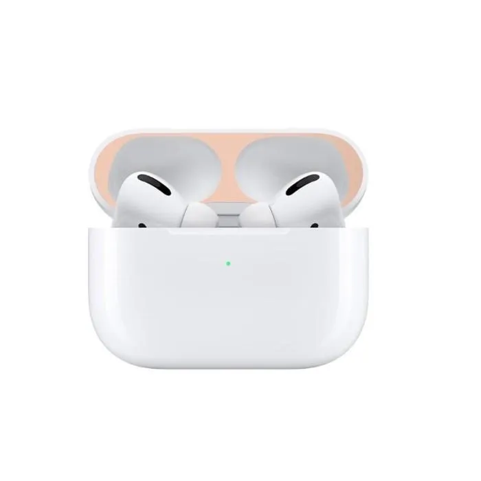 Dust Sticker Airpods 4 2024 Anti Dust Metal Sticker (Pelindung Debu) ā Silver