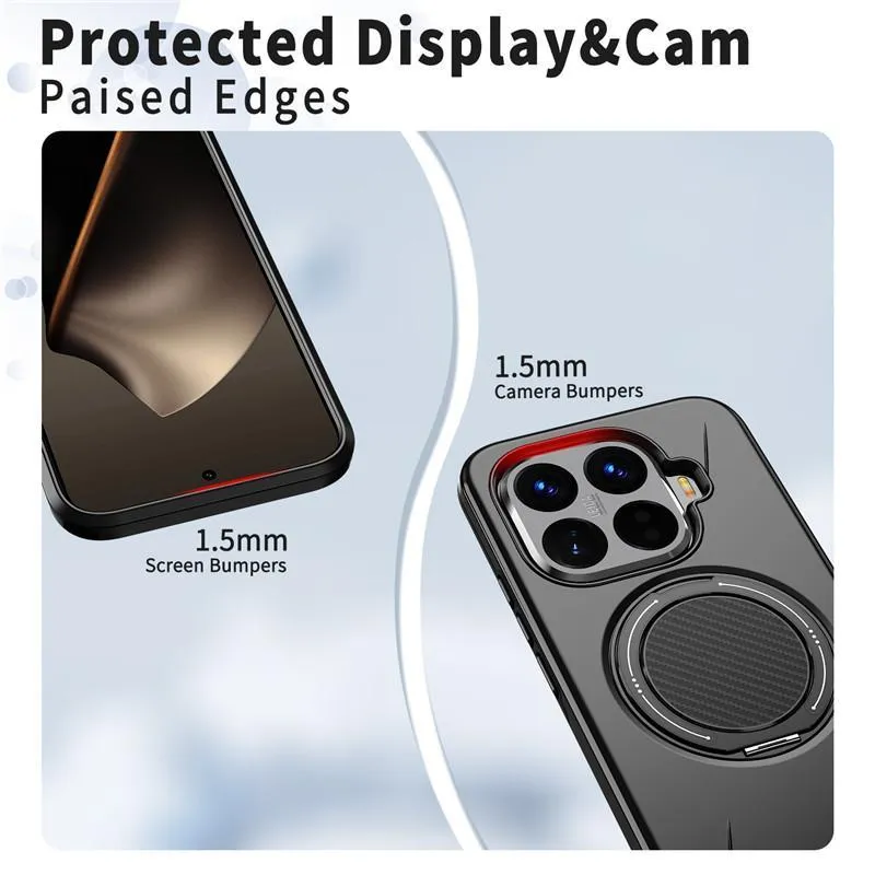 SNAPFIT Case Xiaomi 17T / 17T Pro SNAPFIT Magnetic Bracket Ring 360 Stand Premium Protective Cover ā Black / Xiaomi 17T
