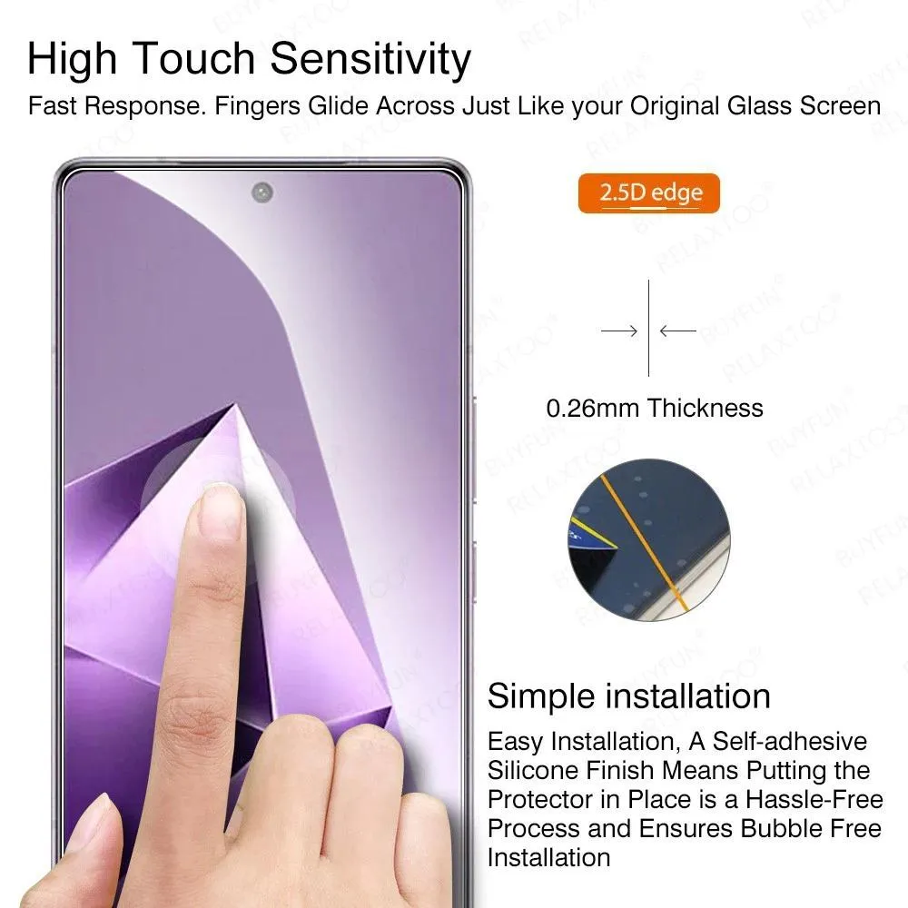 SNAPFIT Tempered Glass Compatible for VIVO X300 Pro X300 SNAPFIT Screen Protector Clear HD Privacy Anti Spy Anti Gores Pelindung Layar Guard - Primary Focuss — Back Hydrogel Clear / Vivo X300